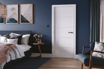 modern moulded door from homebase