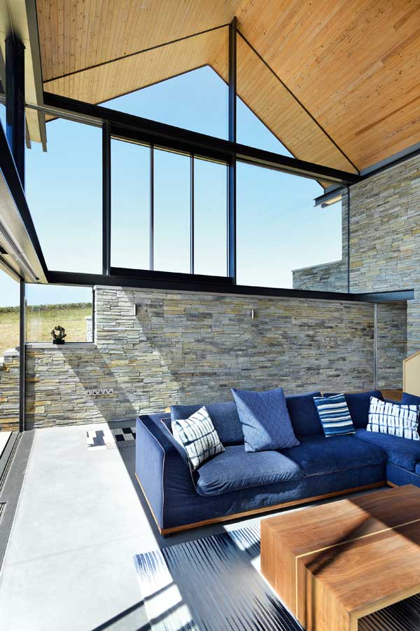 The interiors are flooded with natural light and make the most of the incredible location