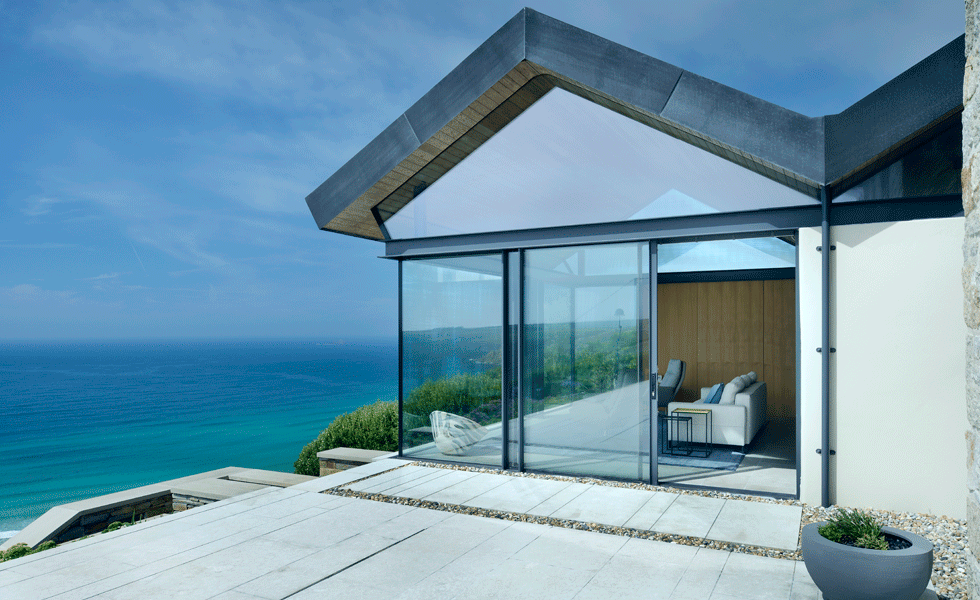 contemporary glazed extension