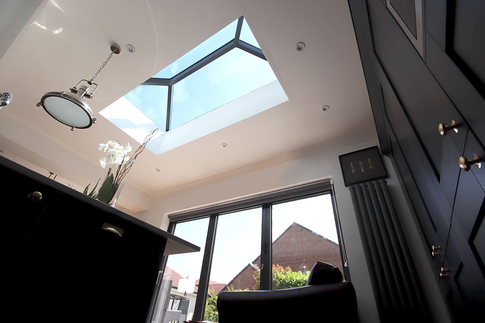 korniche roof lantern and bifold