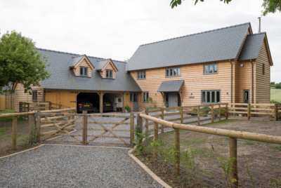 Oak-framed self-build