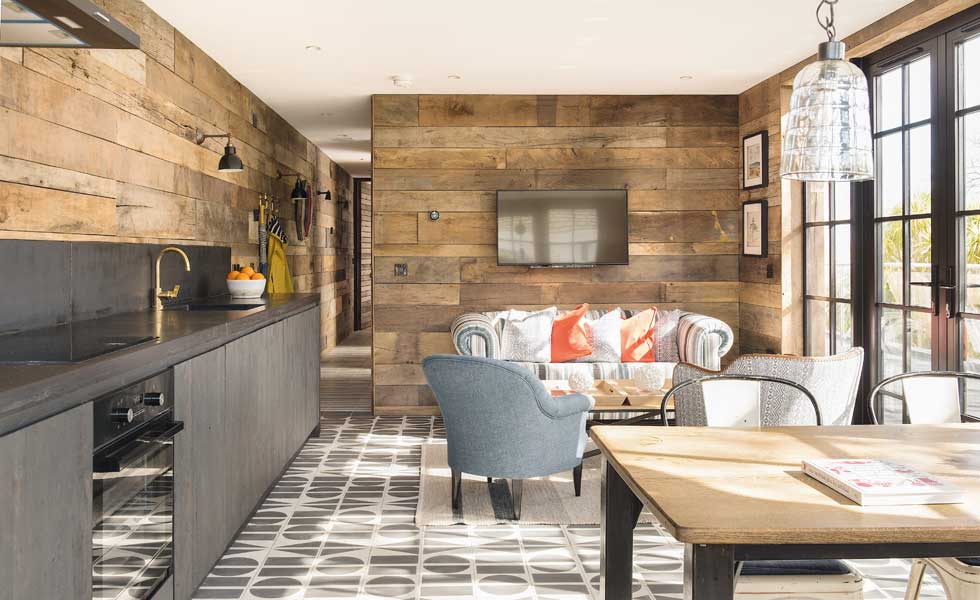Adding texture to the walls adds character and visual warmth to a space