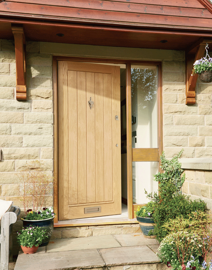 wooden traditional door exterior