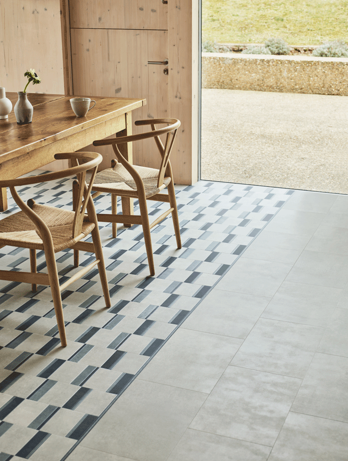 LVT flooring in contemporary style