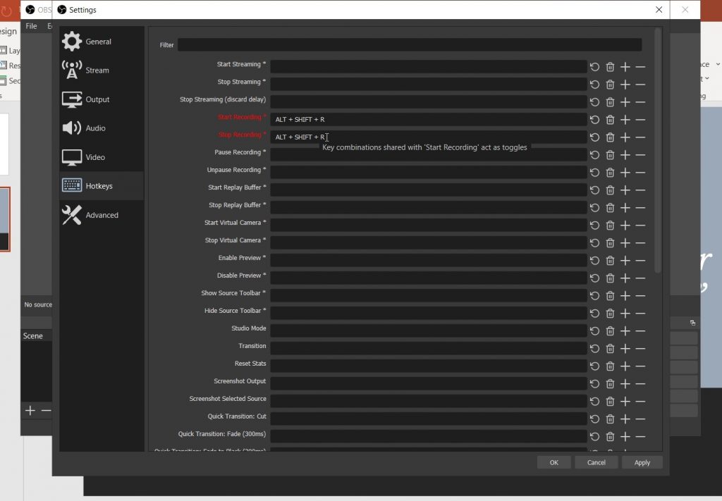 OBS HotKeys