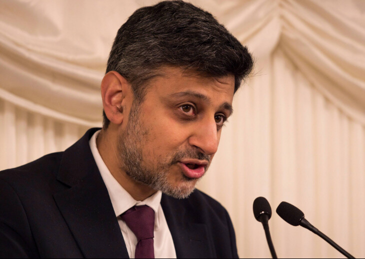 Dr Zubir Ahmed speaking at the NPA Winter Reception