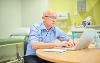 GP on computer