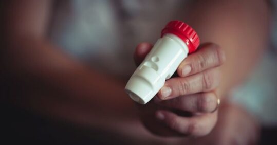 How can you persuade this patient to give up their salbutamol inhaler?