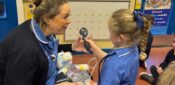 District nursing team use teddy bear clinic to teach children about their role