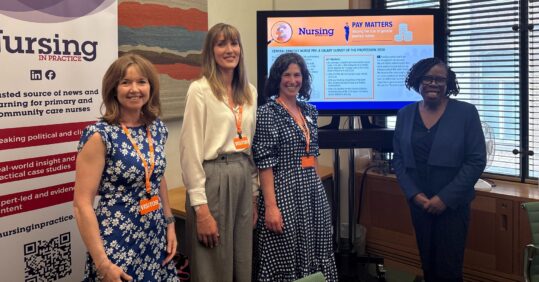 Nursing in Practice takes general practice nurse pay concerns to Parliament