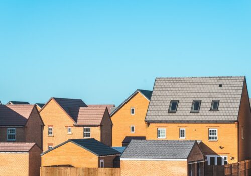 New housing in the United Kingdom.