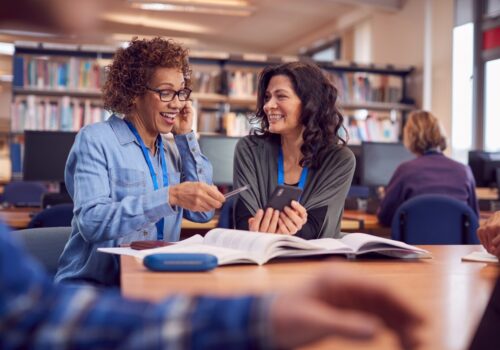 Learning to use the NHS in the library