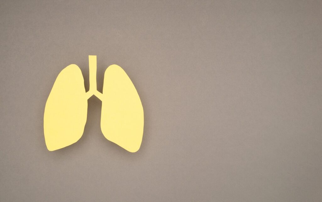 cartoon images on lung