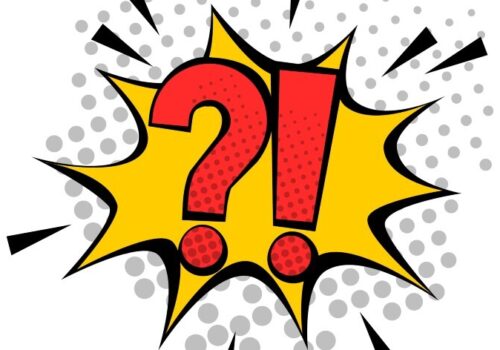Question mark and exclamation point comics style illustrating How Pharmacists Handle Tricky Questions