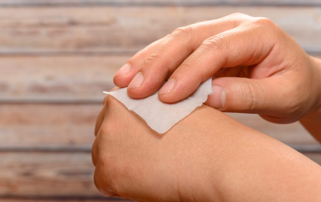 skin wipes
