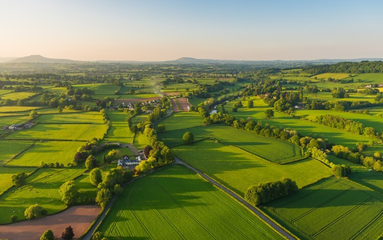photo of Welsh countryside