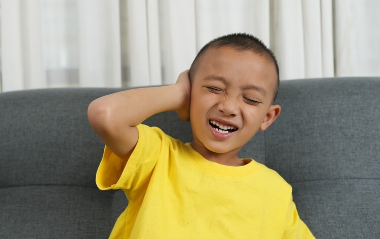 Child with ear pain