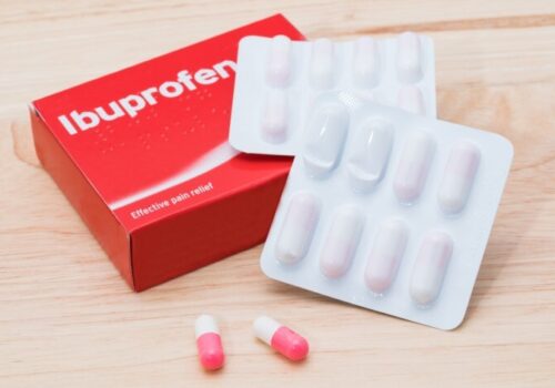 Packet of Ibuprofen