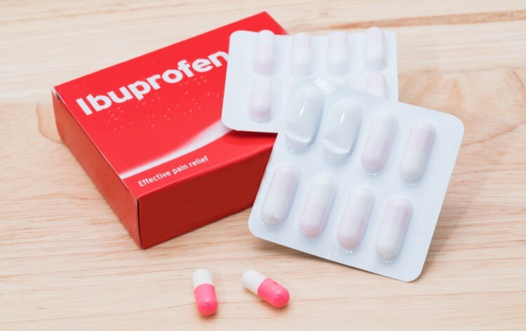 Packet of Ibuprofen