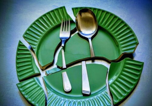 Eating disorder - stock photo