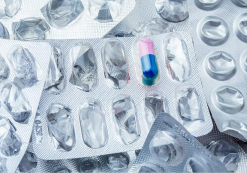 empty blister packs