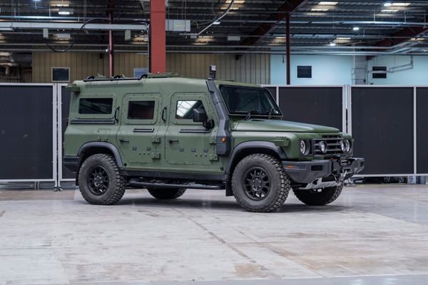 Team Grenadier's Enhanced Protection Vehicle (EPV) at NMS UK's Leamington Spa facility