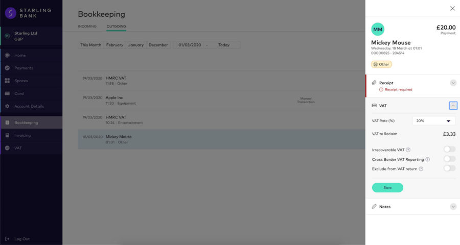 Starling business account eligibility image
