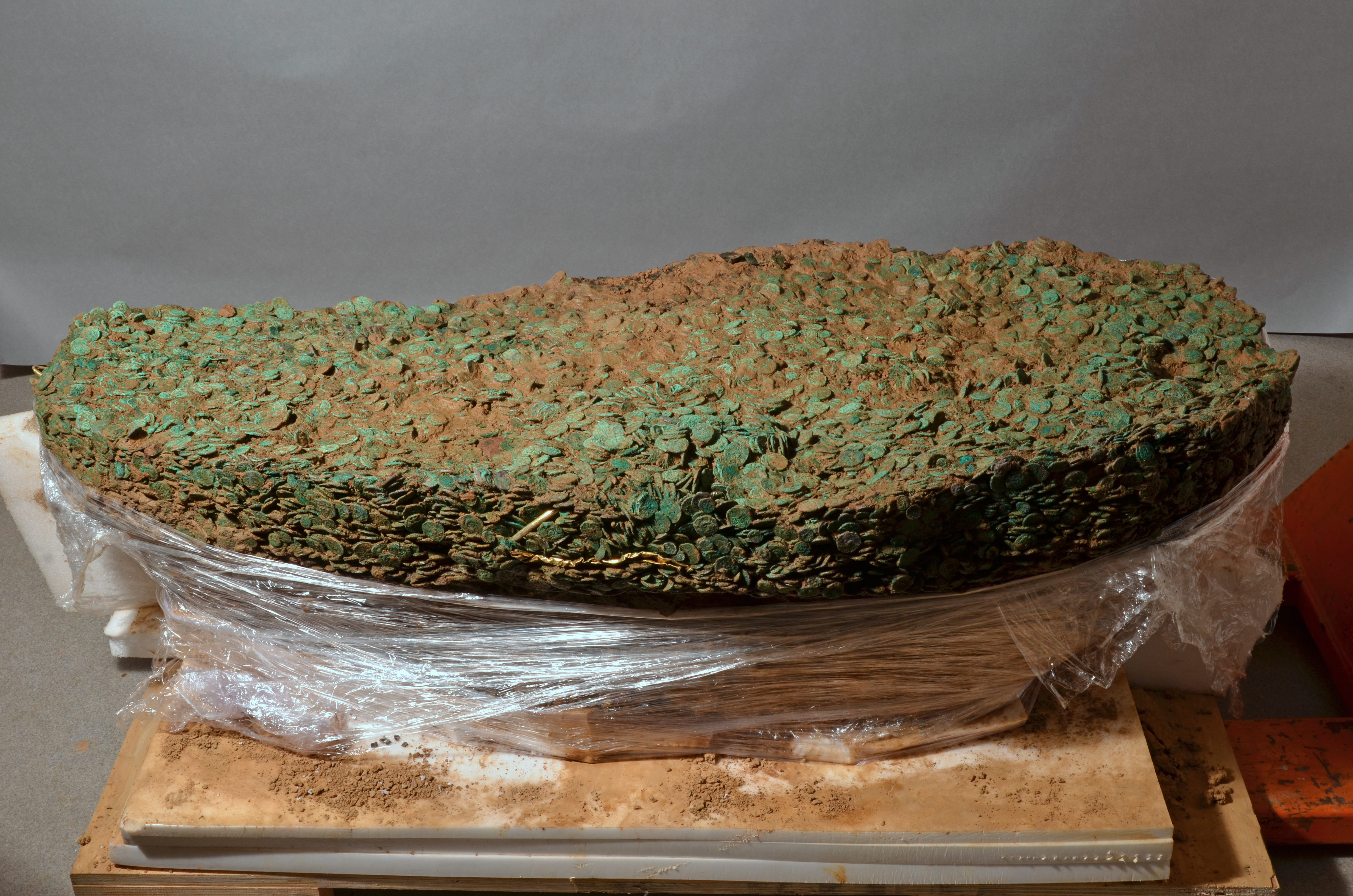 Coin Hoard Image, Courtesy of Jersey Heritage