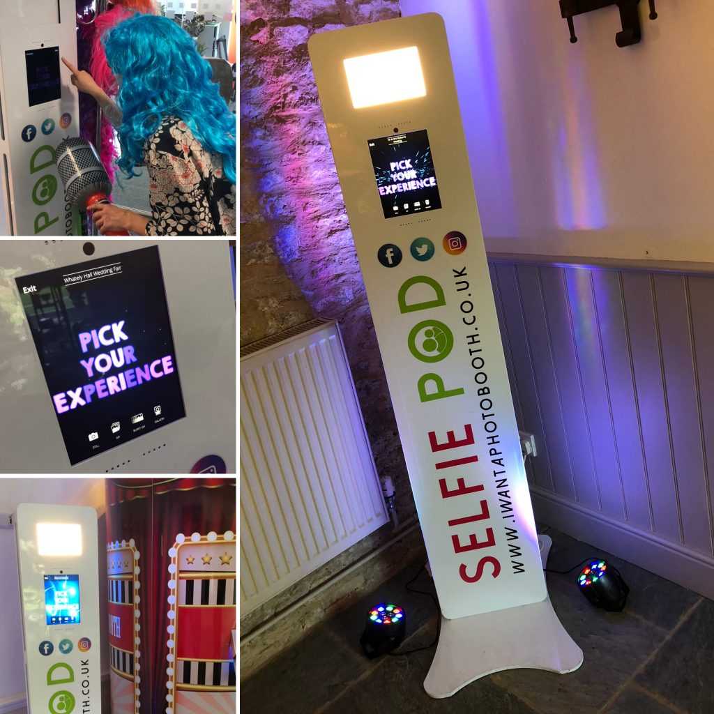 Our brand-new selfie pod: hilarity guaranteed!