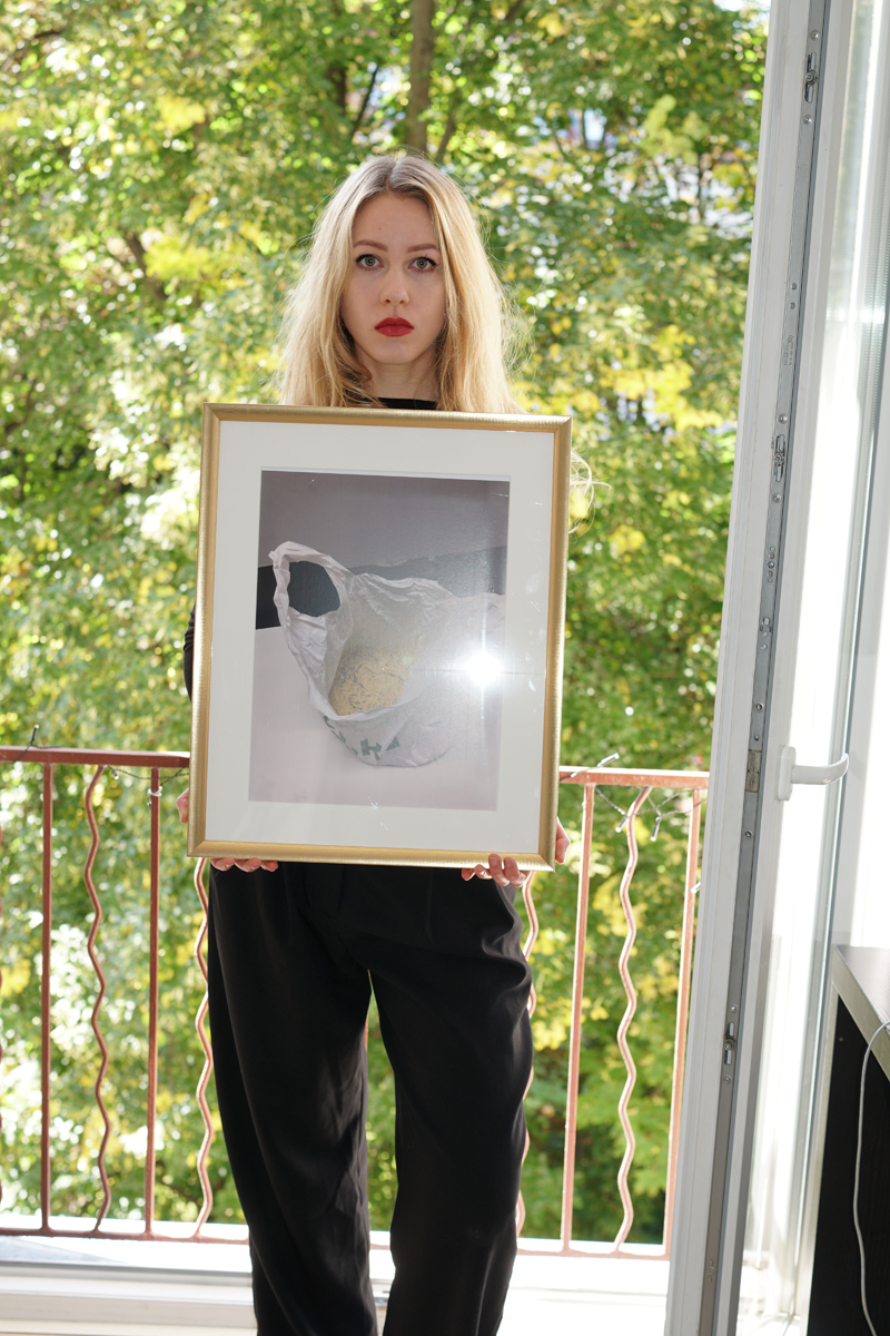 Smutne jedzenie w pracy