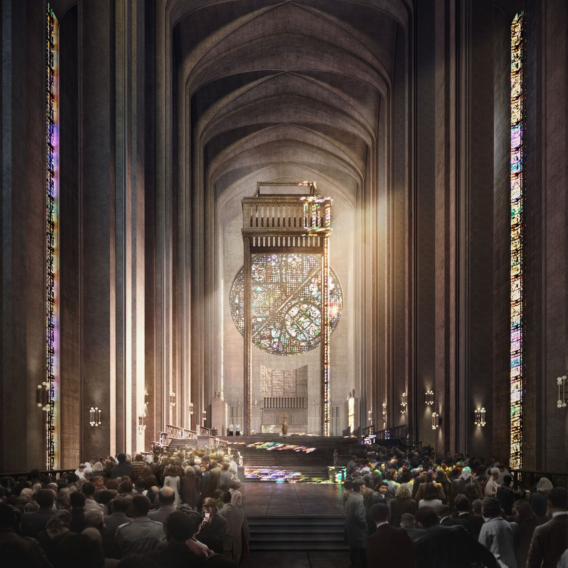 Wizualizacja Świątynii Opatrzności Bożej