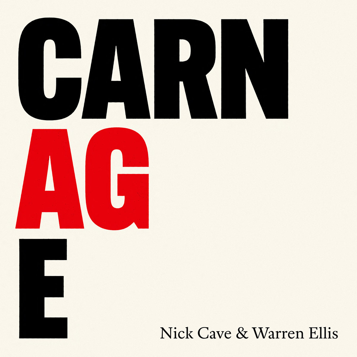 6. Nick Cave & Warren Ellis - Carnage