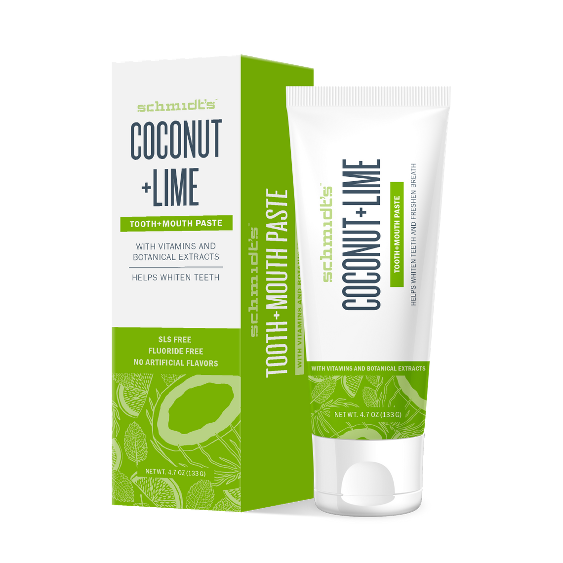 Schmidt's Coconut + Lime - naturalna pasta do zębów i jamy ustnej