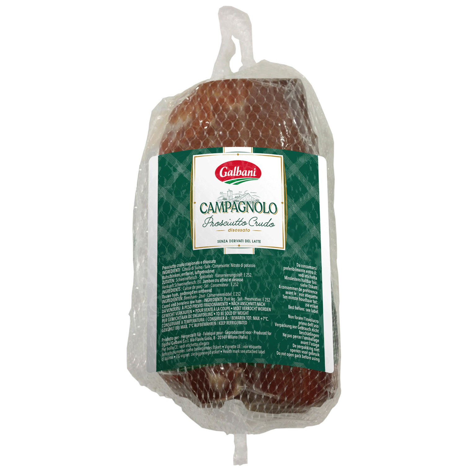 Galbani Prosciutto Cotto Fetta Golosa 8kg Lactalis Professional DE