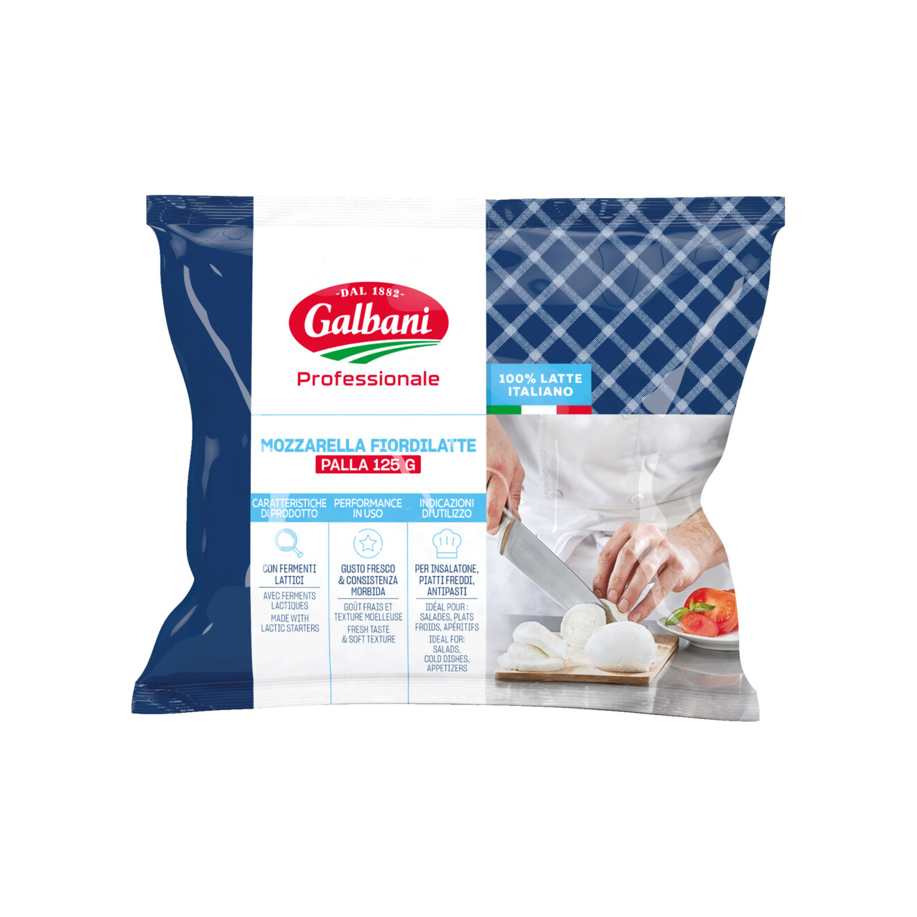 Galbani Prosciutto Cotto Fetta Golosa 8kg Lactalis Professional FR