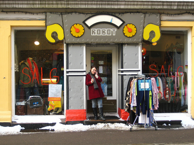 Robot_Oslo Robot shop on Markveien in Grunerløkka, Oslo