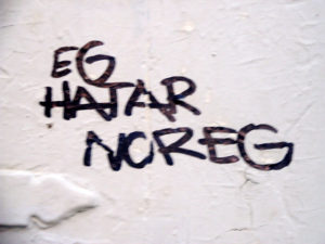 Nynorsk graffiti Nynorsk graffiti