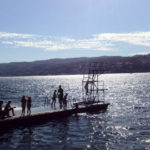 Diving into the Oslofjord at Drobak