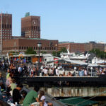 Relaxing on Aker Brygge