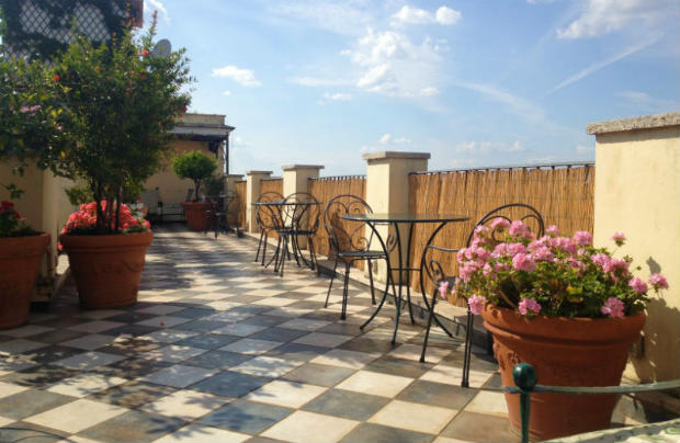 Roof terrace at Nord Nuova Roma
