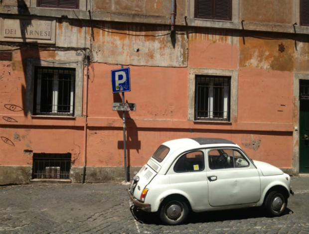 Fiat car in Roma