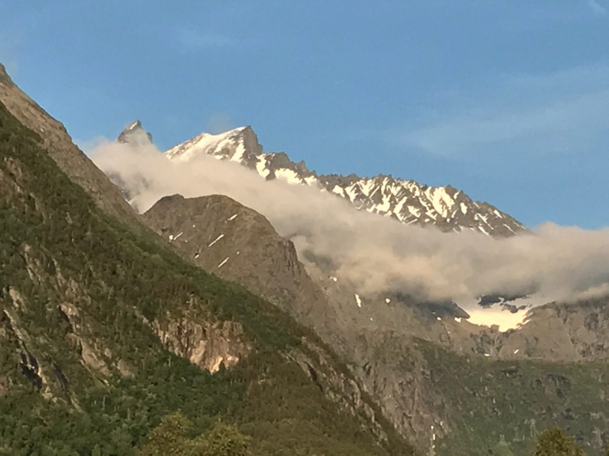 Ragged mountains near Åndalsnes
