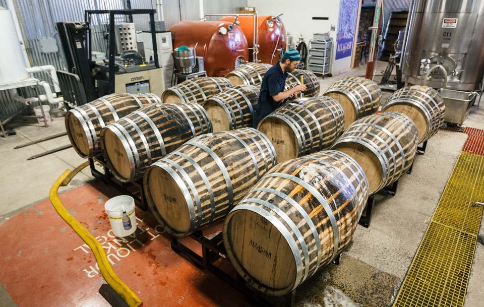 Barrels of aquavit