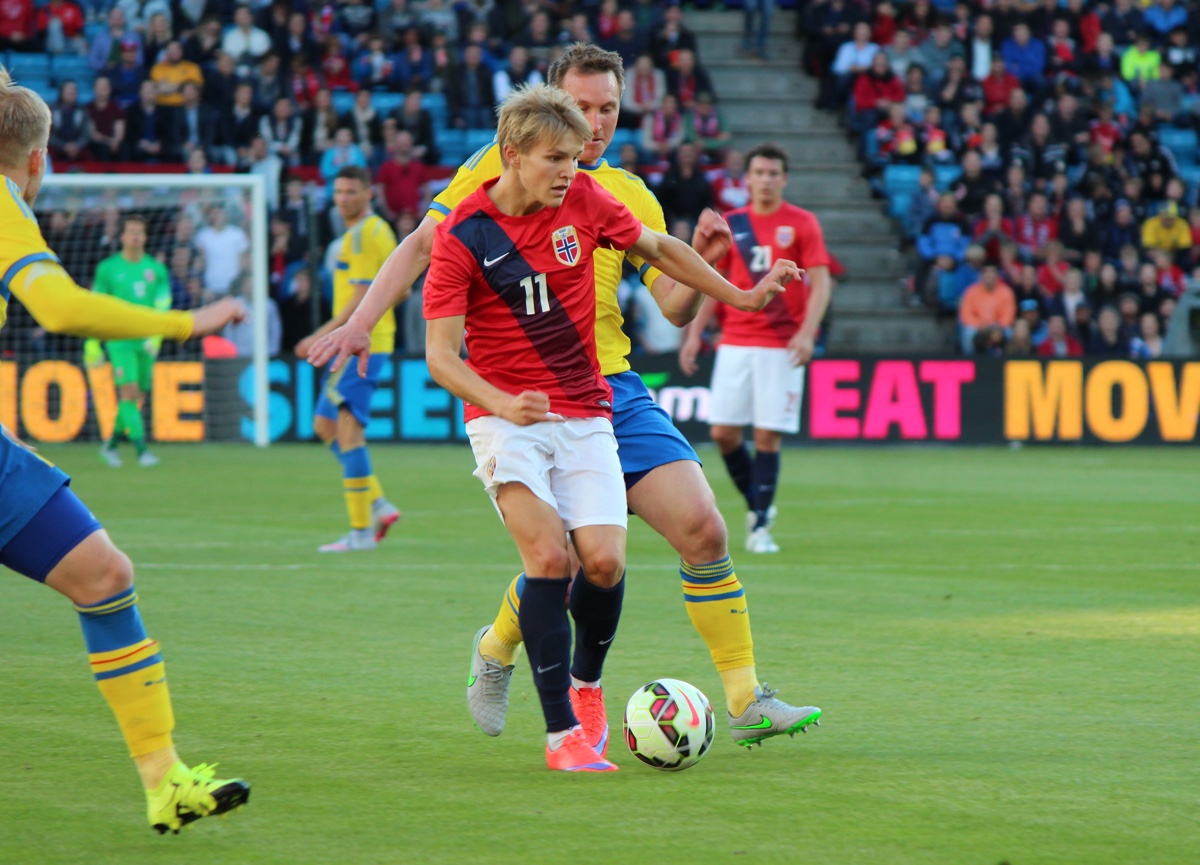 Norwegian footballer Martin Ødegaard