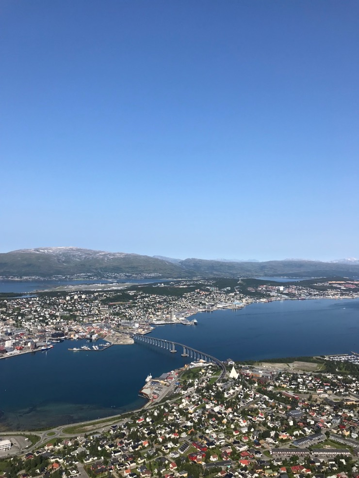 Summer sun in Tromsø