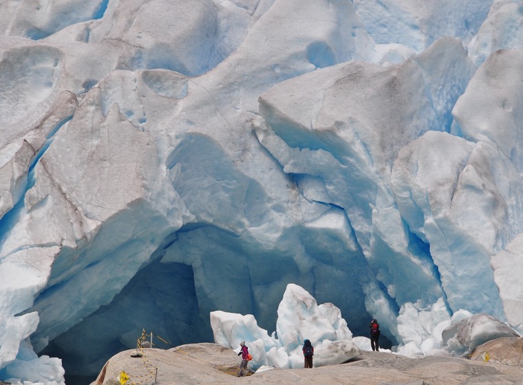The Nigardsbreen glacier in Norway