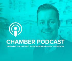 Our CEO tells the story of Lightbox for the Chamber Podcast Rob Pollard Chamber Podcast 1 280x238