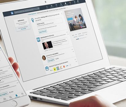Express Yourself on LinkedIn with Reactions Newsroom.Desktop Photo Mocked Skill Gap 01 744 360 410x348