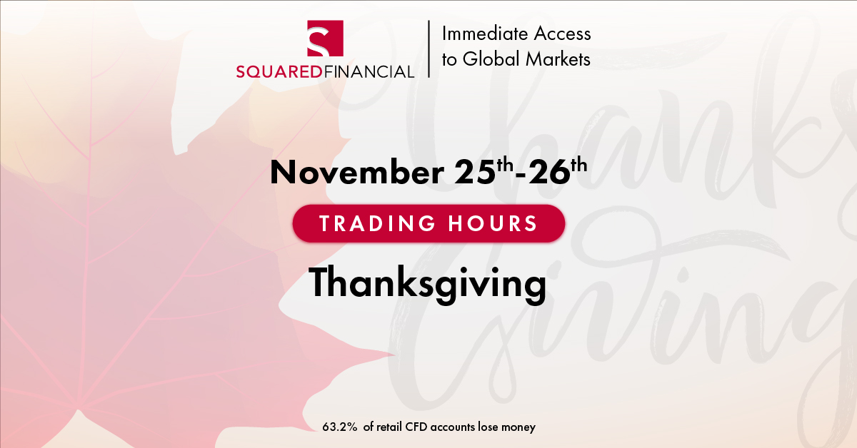 Thanks Giving Trading Hours