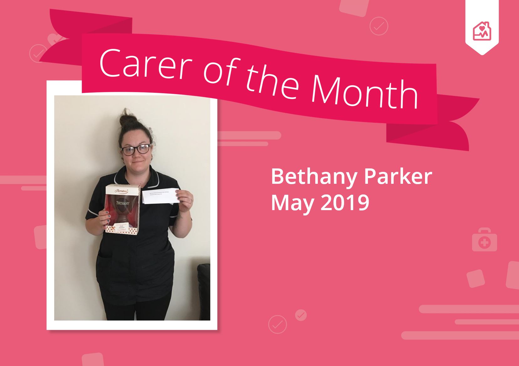 Carer of the month 2018 Debbie Jawo